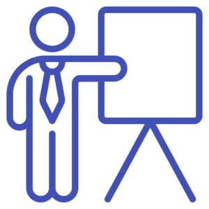 Icone formation bleue