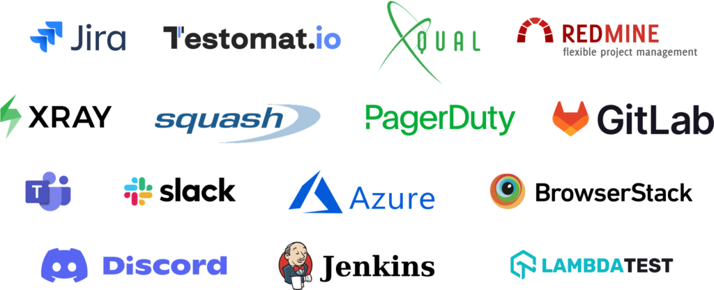 Logos des partenaires technologiques de Mr Suricate