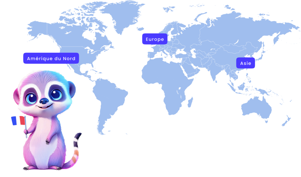 Carte du monde Mr Suricate