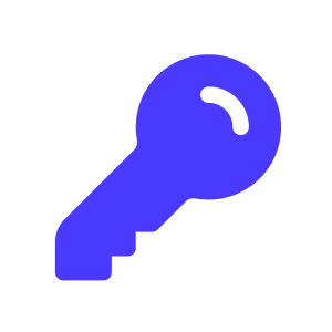 Purple key