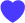 Icône de cœur violet