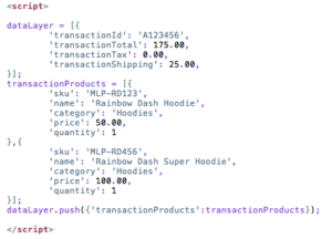 GA-objet-data-layer Test Data Layer : Fiabilisez vos analyses et vos revenus publicitaires
