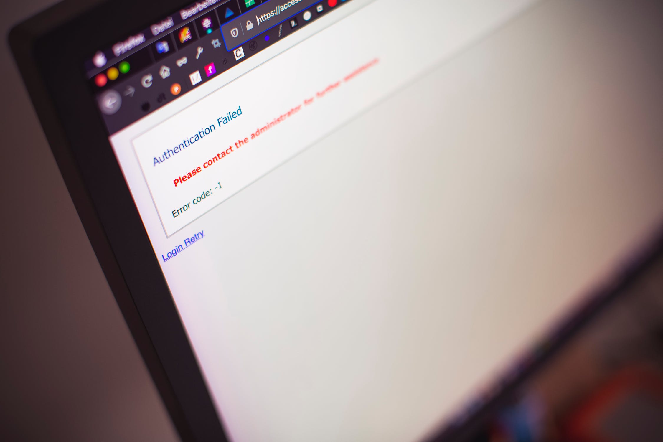 Impossible de se connecter au compte client 