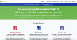 Selenium-outil-open-source Top 5 des meilleurs outils de test automatisé 2025