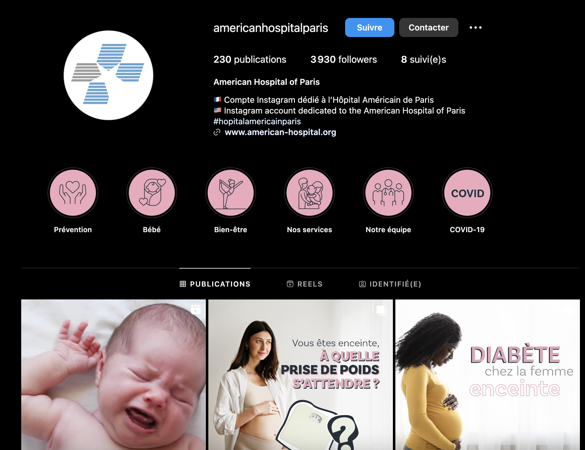 instagram-secteur-santé