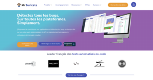 mr-suricate-page-accueil Top 5 des meilleurs outils de test automatisé 2025