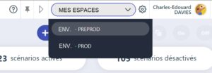Automatisation de test - Espace de travail Fonctionnalités clés d'une plateforme SaaS d'automatisation de test